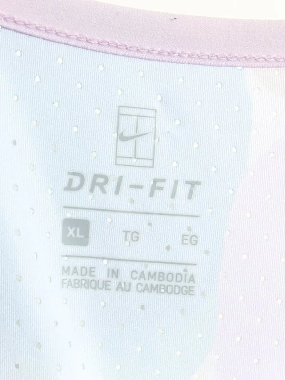 Nike Dri-Fit Petra Kvitova 2020 Australian Open Lilac Mist Tennis Dress Size XL